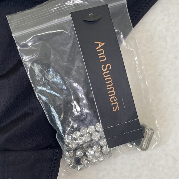 Ann Summers Thong G-String Size 6 Additional Strap W/ Added Rhinestones - Picture 2 of 4